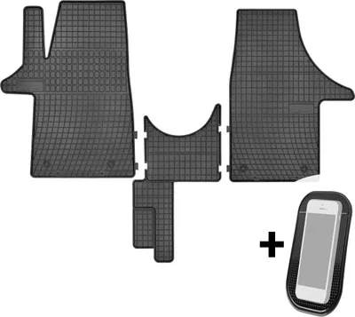Immagine prodotto di Tappetini in gomma per auto Tappetini per auto Set di 3 pezzi - adatto per VW T5 T6 dal 2003