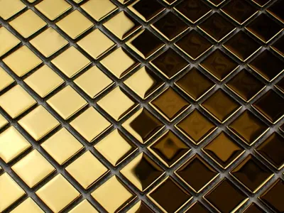 Produktbild von Lesklá zlatá sklenená mozaika "GOLD SHINE", dekoratívny zlatý obklad, moderný zlatý obklad