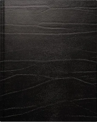 Produktbild von Buchkalender Managerkalender TM 20,5x26cm 1 Woche/2 Seiten Leder schwarz 2025