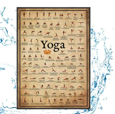 Productafbeelding van Yoga Oefenposter voor Thuisgebruik