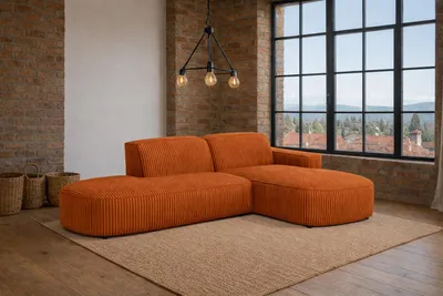 Produktbild von Kaiser Möbel Ecksofa Cursal Atelier, Stoff Poso, Kupfer, Rechts