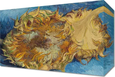 Image de Tableau 30 x 20 cm Tournesols, Van Gogh Vintage pour le salon