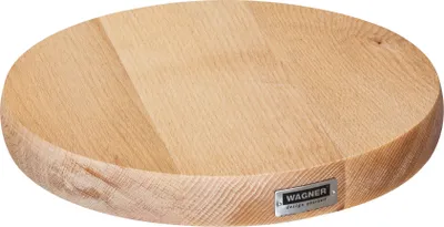 Produktbild von WAGNER Pflanzenroller MASSIV Ø 25 x 5 cm, für Innenbereich, Buchenholz, natur, Tragkraft 100 kg, EU Ware - 20027101