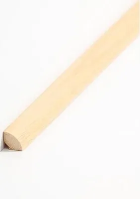 Produktbild von Viertelstableiste Fußleiste 12 x 12 x 2000 mm Abachi zum Kleben, Schrauben & Nageln Massivholz Sockelleiste by PROVISTON 2 Meter | 1 Stück