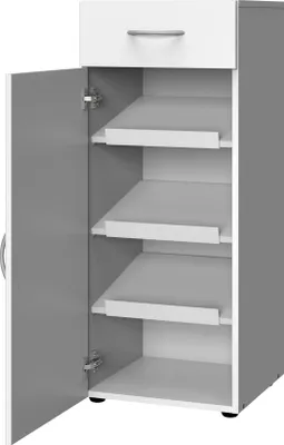 Produktbild von Wimex Multiraumkonzept Schuhschrank 1 Tür 1 Schublade Weiß Holzwerkstoff