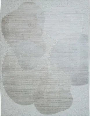 Immagine prodotto di Tappeto in lana con motivi contemporanei in rosa sbiadito 160x230