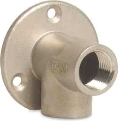 Produktbild von Gewindefitting Edelstahl 304 Wandwinkel 90° 1/2" IG