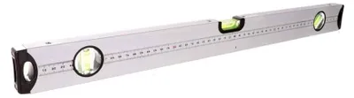 Produktbild von Aluminium Wasserwaage mit 3 Libellen, 600 mm, Silber