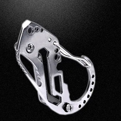 Produktbild von Neues Multifunktions-Schlüsselanhänger-Schraubendreher-Karabiner-Outdoor-Kletterwerkzeug