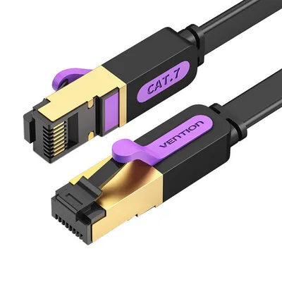 Produktbild von Vention ICABH, 2 m, Cat7, RJ-45, RJ-45, Schwarz