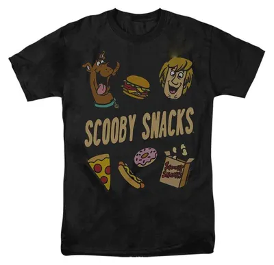 Image de T-shirt Scooby Doo, modèle unie pour hommes et femmes, référence TV36995 (taille S), couleur noire