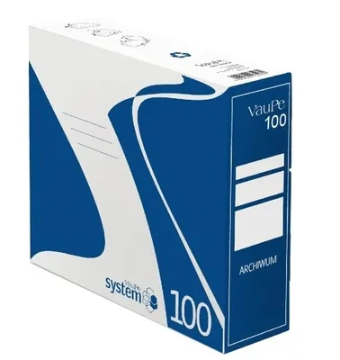 Zdjęcie produktu dla Pojemnik Archiw Vaupe System 100Mm Niebieski 5034