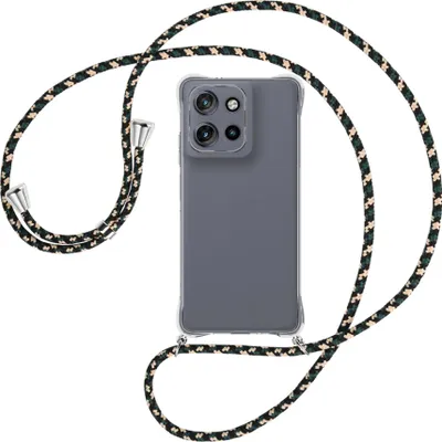Produktbild von Handykette Backcover-Schutzhülle mit Band (Metall silberfarben) für Motorola Moto G Power 5G (2025) - camouflage
