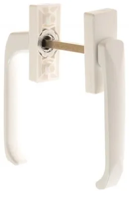 Produktbild von Klamka 15339U01 Balkonfenstergriff weiß für Türen 90-95mm