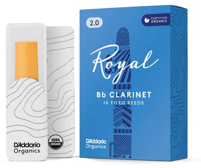 Produktbild von D'Addario Royal Bb Clarinet 2.0, Gerades Reet, Bb Klarinette, Zuckerrohr, 10 Stück(e), Box