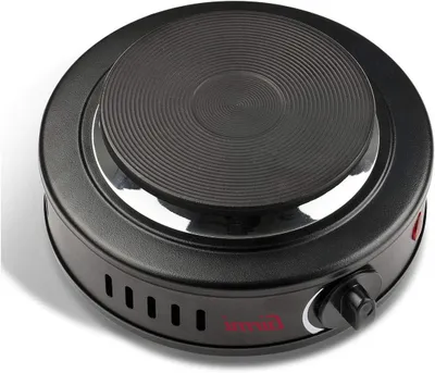 Productafbeelding van Elektrisch Fornuis - Kookplaat - Compact Koken - Gietijzeren Plaat - 11 cm - Zwart
