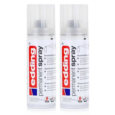 Produktbild von edding Permanent Spray Kunststoffgrundierung 200ml (2er Pack)