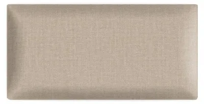Obrázok produktu pre Nástenné panely 3D 15 x 30 cm čalúnené - na veľmi jednoduchú montáž, z velúrovej tkaniny, s mäkkou výplňou, farba béžová
