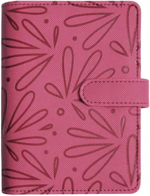 Image de Horloge Exatime 14, 8,1 x 12,6 cm, Floralie Fuchsia 2025