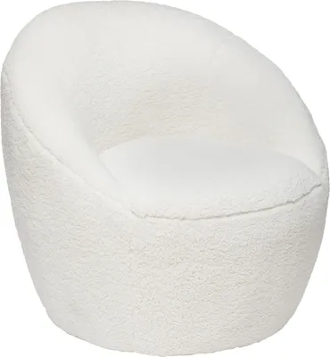 Produktbild von Bouclé-Sessel mit abgerundetem Design
