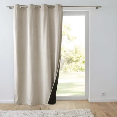 Zdjęcie produktu dla Zasłona termiczna na przelotkach VELVET, warstwa podwójnego polaru z mikrofibry, 140 x 260 cm
