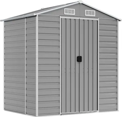 Obrázek produktu pro vidaXL Zahradní přístřešek Light Grey 191x130x198 cm Pozinkovaná ocel