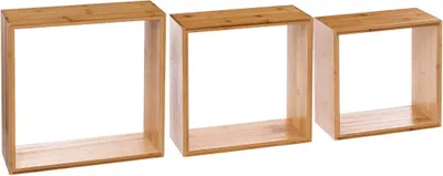 Zdjęcie produktu dla 5 five simply smart - 3 wandregale "fixy" bambuswürfel