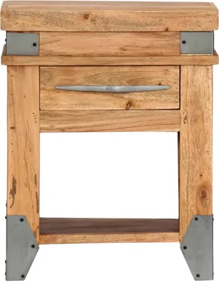 Obrázok produktu pre vidaXL Nočný stolík 40 x 30 x 51 cm Akáciové masívne drevo