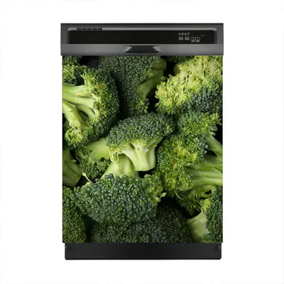 Produktbild von Magnete Dekorative 60x70 cm Küche Magnetmatte Spülmaschine - grüner frischer Brokkoli