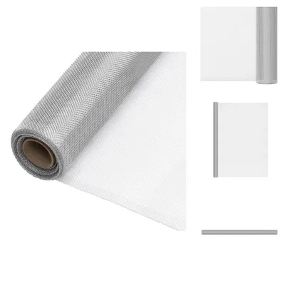 Immagine prodotto di vidaXL Zanzariera in alluminio 112x2000 cm argento - Pannelli di recinzione