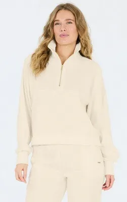 Produktbild von Athlecia Hecey W Half zip Damen Sweatshirt Beige 420