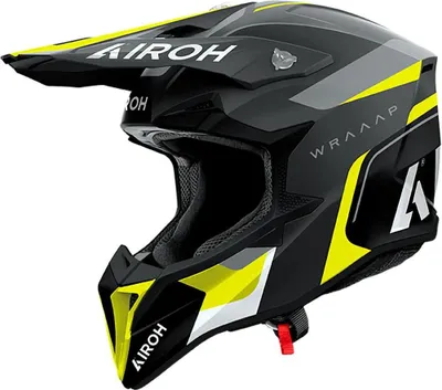 Image de Casque tout-terrain Airoh Wraaap Conquer Noir XL Noir XL