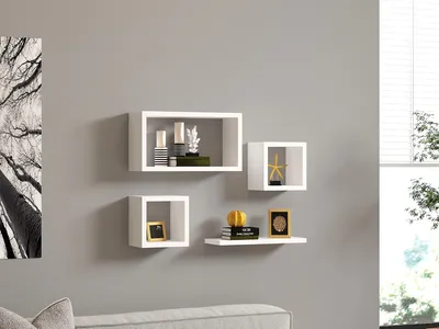 Obrázok produktu pre Skye Decor, Polica - Daniso (biela)