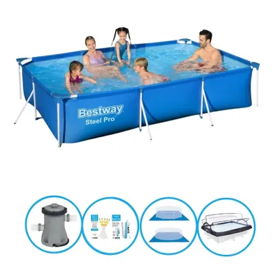 Immagine prodotto di Bestway Pool Steel Pro - Pacchetto piscina - 300x201x66 cm