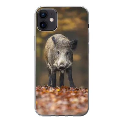 Produktbild von MuchoWow® Handyhülle Schutzhülle Hülle für iPhone 12 mini Wildtier - Wald - Herbst Silikon Softcase Handy Hülle - Bild