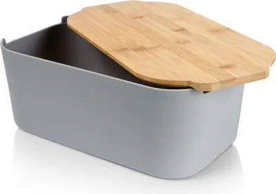 Obrázok produktu pre Chlebník na pečivo s bambusovou doskou Kuchyňa