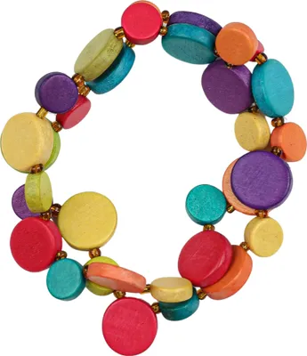 Produktbild von Armband Cagay aus Holzscheiben von collezione alessandro
