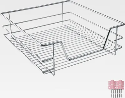 Produktbild von ® Teleskopschublade, ausziehbare Schublade, Teleskopregal nachrüsten, Schublade Unterschrank Küche, Regal Küche, Schubladen Organizer Büro, Badezimmerunterschrank, bis 25 kg - passend für 50cm