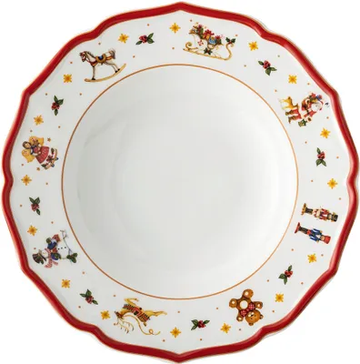 Obrázek produktu pro Hutschenreuther talíř 23 cm hluboký Happy Wintertime H. Wintertime Red 02488-727471-10353