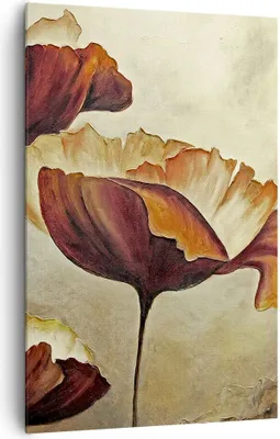 Produktbild von Bild auf Leinwand - Leinwandbild - Einteilig - Mohn Blume Wiese - 80x120cm - Wand Bild - Wanddeko - Wandbilder - Leinwanddruck - Wanddekoration - Leinwand bilder - Wandbild - PA80x120-3760