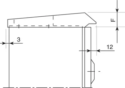 Produktbild von Schneider Electric Regenschutzdach NSYTJ8030