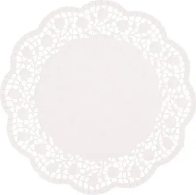 Produktbild von Papstar Tortenspitzen rund Ø 25 cm weiß, 20 x 100 Stück