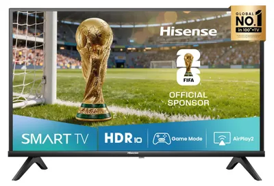 Produktbild von Hisense 32E43QT, 81,3 cm (32"), 1366 x 768 Pixel, HD, Smart-TV, WLAN, Schwarz