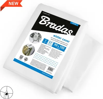 Image de Bradas AWWC502090150 - Housse d'hiver en non-tissé pour plantes Bradas, 570 mm, blanche