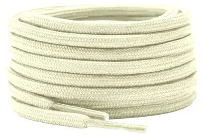 schnuersenkel rund weiss creme