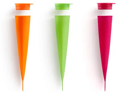 Eisform Push-Up, 3 Stück, Silikon, 90 ml, BPA-frei