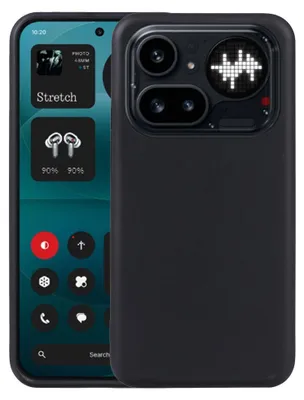 Image de Coque de téléphone portable pour Nothing Phone 4a Pro : silicone et TPU, fine, résistante aux chocs, souple, noire