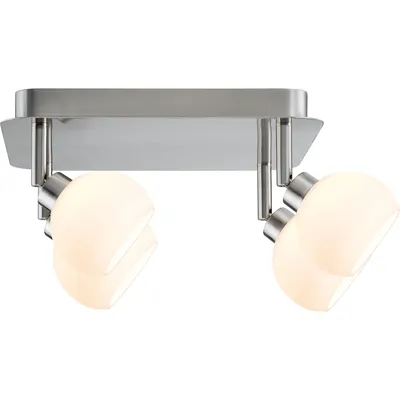Produktbild von Paulmann Spotlights Wolbi LED Rondell 4x3W GZ10 230V Eisen gebürstet/Weiß Metall/Glas