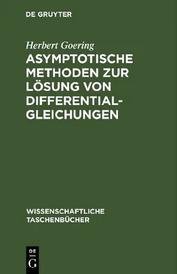Produktbild von Asymptotische Methoden zur Lösung von Differentialgleichungen