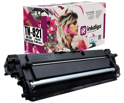 Produktbild von Inkdigo Toner TN821XXLBK für Brother HL-L9430CDN, HL-L9470CDN, HL-L9470CDNT, HL-L9470CDNTT – Schwarz, 15000 Seiten,